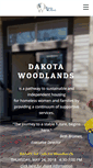 Mobile Screenshot of dakotawoodlands.org
